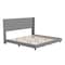 Flash Furniture Gray Queen Platform Bed with Headboard YK-1078-GY-K-GG - alternate 8